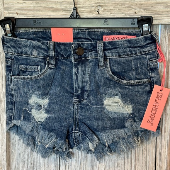 Blank NYC The Mini Lennox Shorts NWT Sz 7 - Picture 1 of 5